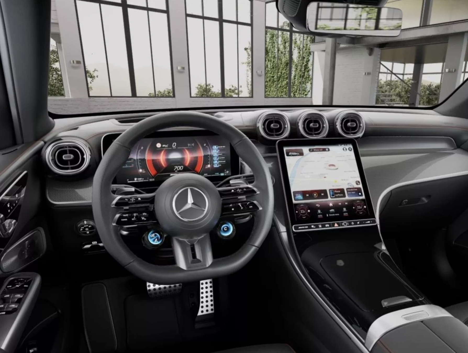 MERCEDES GLC 43 AMG | skladem | české předváděcí auto | turbo benzín 435 koní | černá metalíza | černá kůže | maximální výbava | sportovně luxusní suv | VIP sleva | nákup online | AUTOiBUY.com